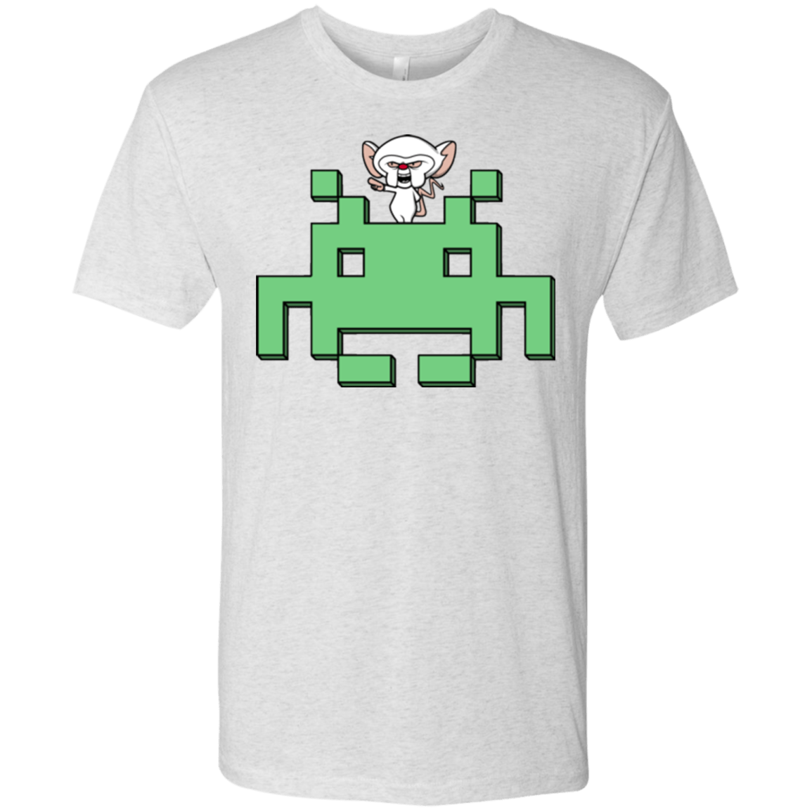 T-Shirts Heather White / S Invaderbrain Men's Triblend T-Shirt