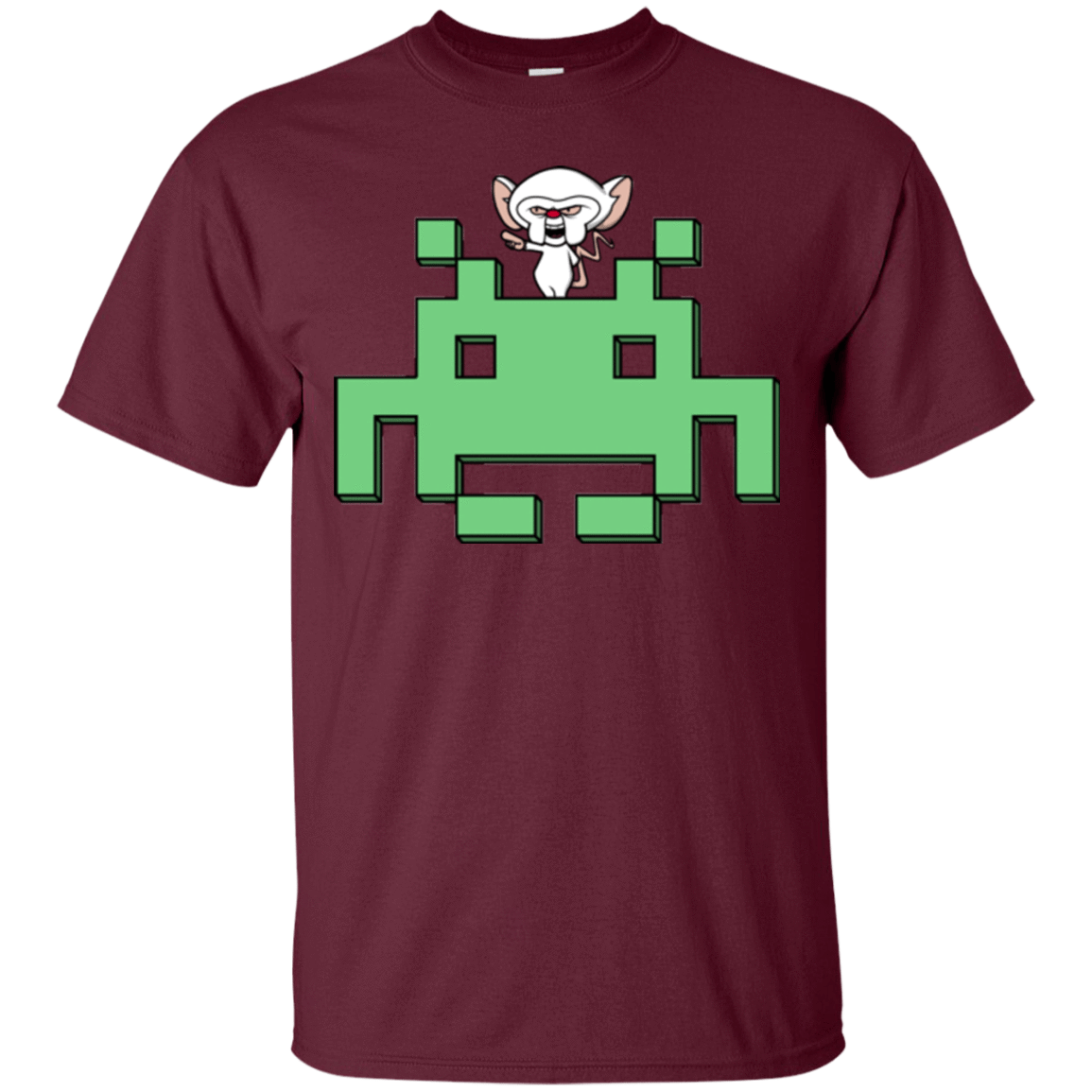 T-Shirts Maroon / S Invaderbrain T-Shirt