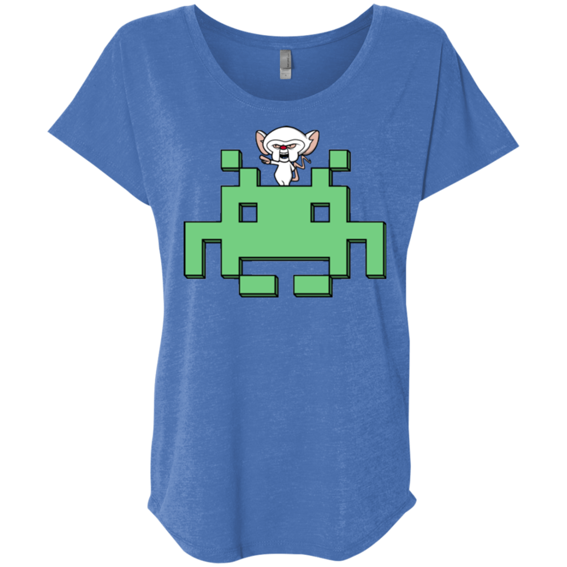 T-Shirts Vintage Royal / X-Small Invaderbrain Triblend Dolman Sleeve