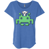 T-Shirts Vintage Royal / X-Small Invaderbrain Triblend Dolman Sleeve