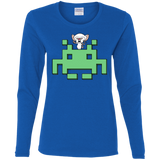 T-Shirts Royal / S Invaderbrain Women's Long Sleeve T-Shirt