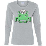T-Shirts Sport Grey / S Invaderbrain Women's Long Sleeve T-Shirt