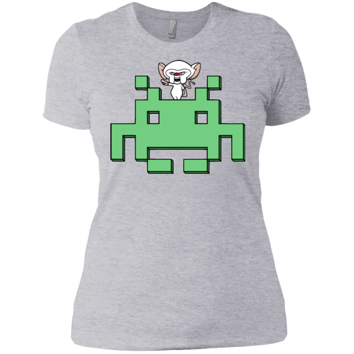 T-Shirts Heather Grey / X-Small Invaderbrain Women's Premium T-Shirt