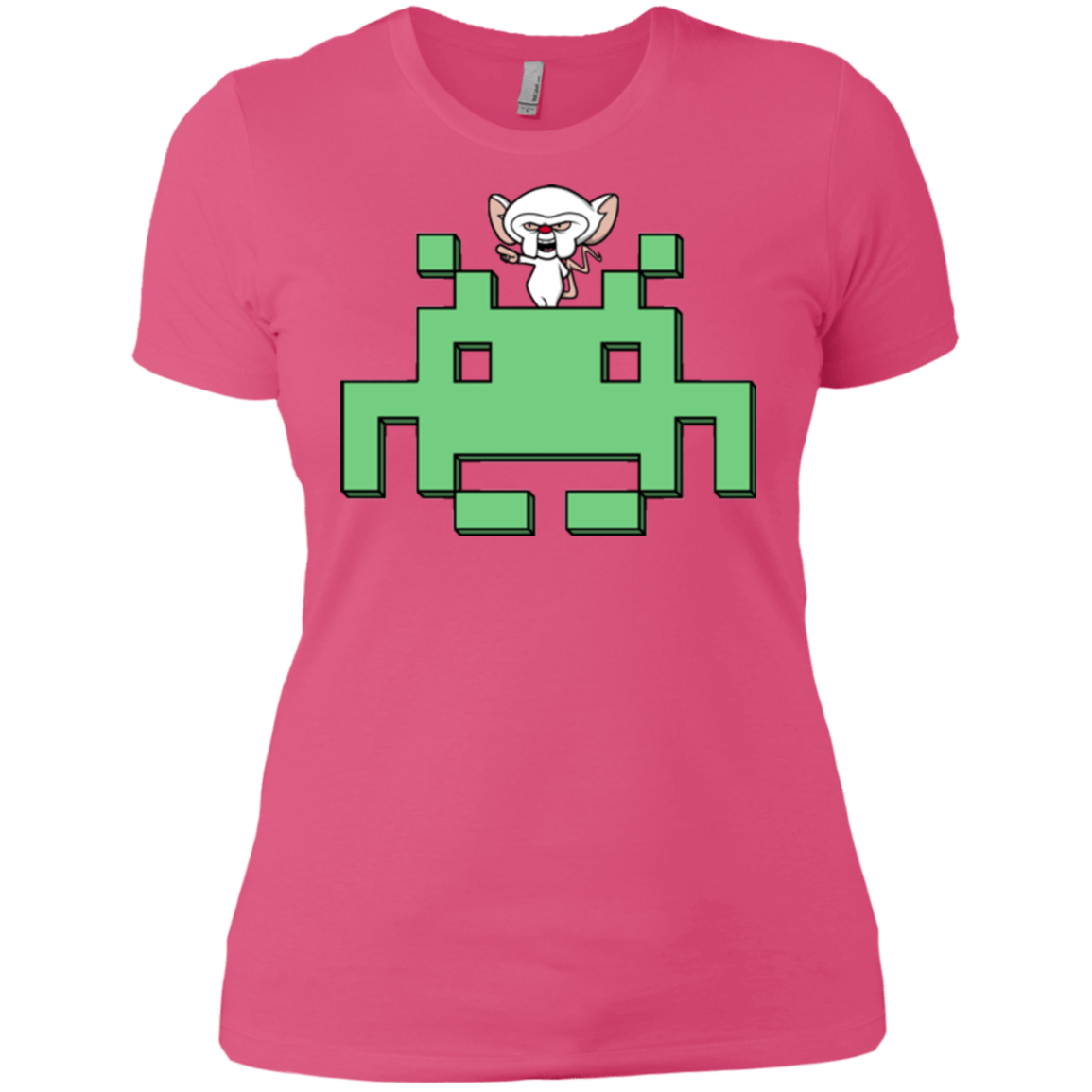 T-Shirts Hot Pink / X-Small Invaderbrain Women's Premium T-Shirt