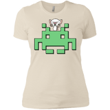 T-Shirts Ivory/ / X-Small Invaderbrain Women's Premium T-Shirt