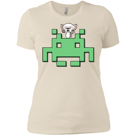 T-Shirts Ivory/ / X-Small Invaderbrain Women's Premium T-Shirt