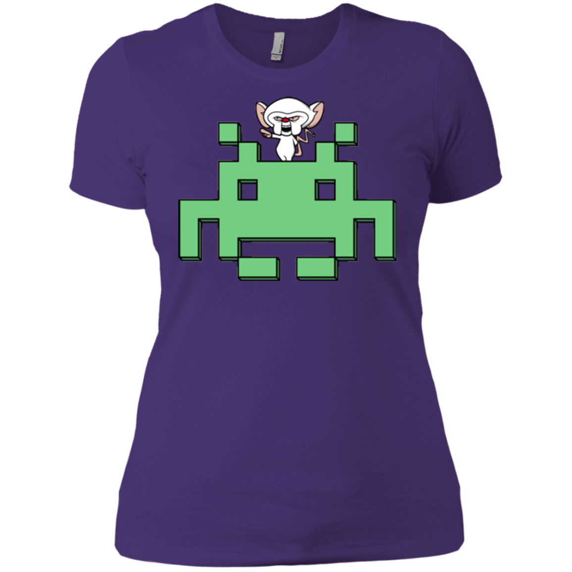 T-Shirts Purple Rush/ / X-Small Invaderbrain Women's Premium T-Shirt