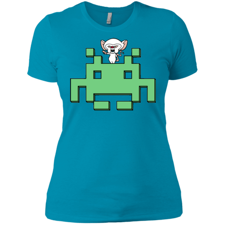 T-Shirts Turquoise / X-Small Invaderbrain Women's Premium T-Shirt