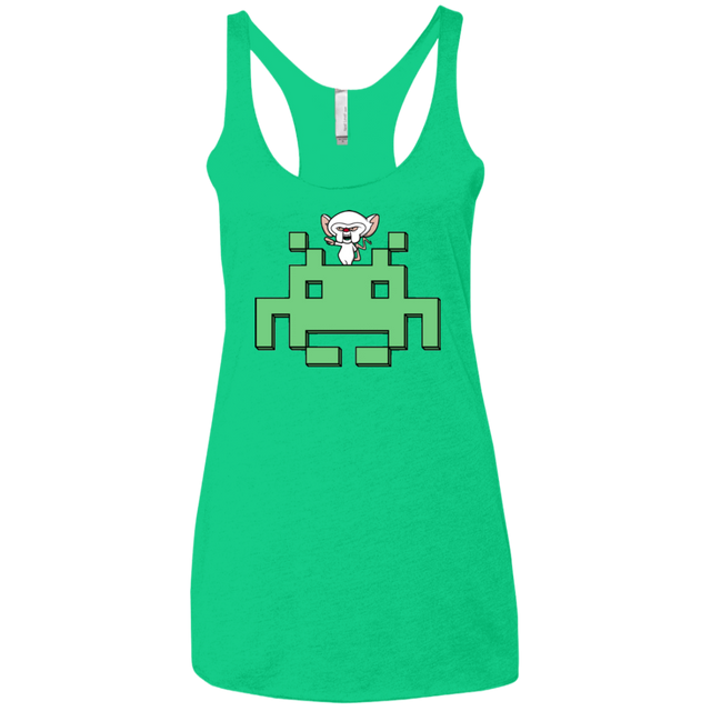 T-Shirts Envy / X-Small Invaderbrain Women's Triblend Racerback Tank