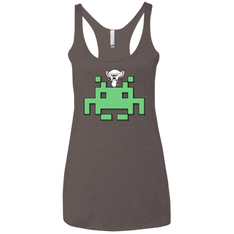 T-Shirts Macchiato / X-Small Invaderbrain Women's Triblend Racerback Tank