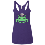 T-Shirts Purple Rush / X-Small Invaderbrain Women's Triblend Racerback Tank