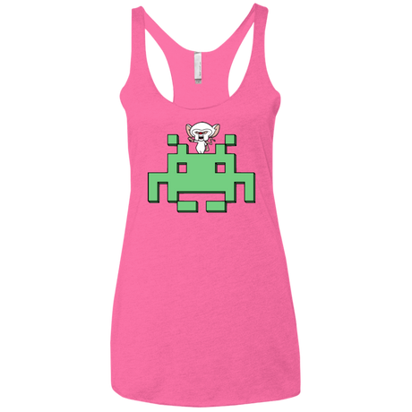 T-Shirts Vintage Pink / X-Small Invaderbrain Women's Triblend Racerback Tank