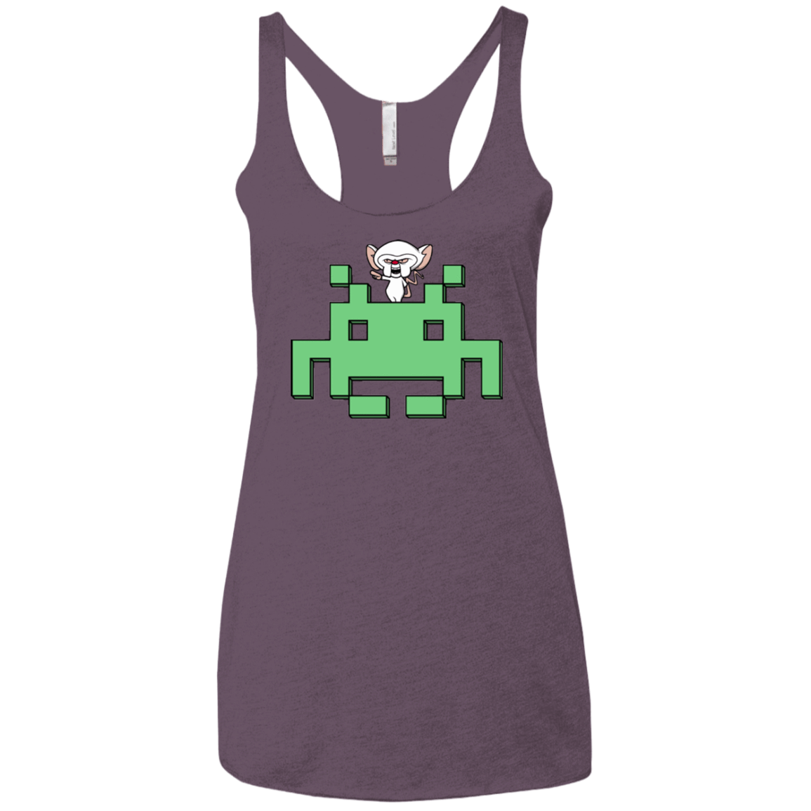 T-Shirts Vintage Purple / X-Small Invaderbrain Women's Triblend Racerback Tank