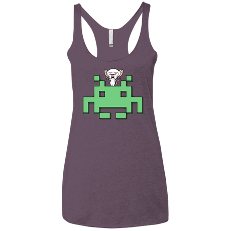T-Shirts Vintage Purple / X-Small Invaderbrain Women's Triblend Racerback Tank