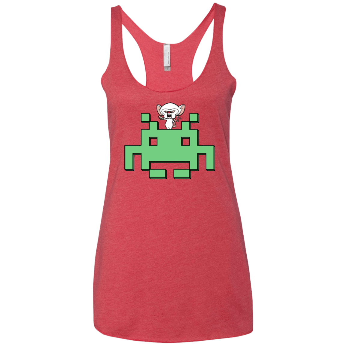 T-Shirts Vintage Red / X-Small Invaderbrain Women's Triblend Racerback Tank