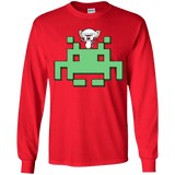 T-Shirts Red / YS Invaderbrain Youth Long Sleeve T-Shirt