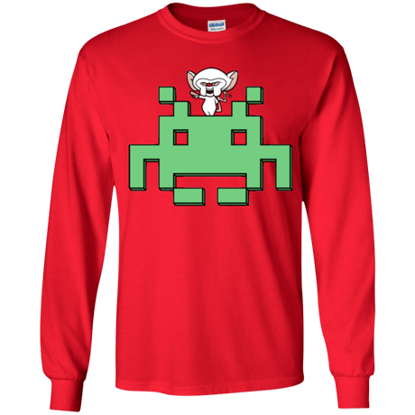 T-Shirts Red / YS Invaderbrain Youth Long Sleeve T-Shirt