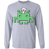 T-Shirts Sport Grey / YS Invaderbrain Youth Long Sleeve T-Shirt