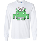 T-Shirts White / YS Invaderbrain Youth Long Sleeve T-Shirt