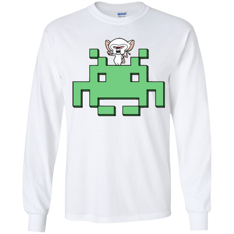 T-Shirts White / YS Invaderbrain Youth Long Sleeve T-Shirt