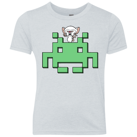 T-Shirts Heather White / YXS Invaderbrain Youth Triblend T-Shirt