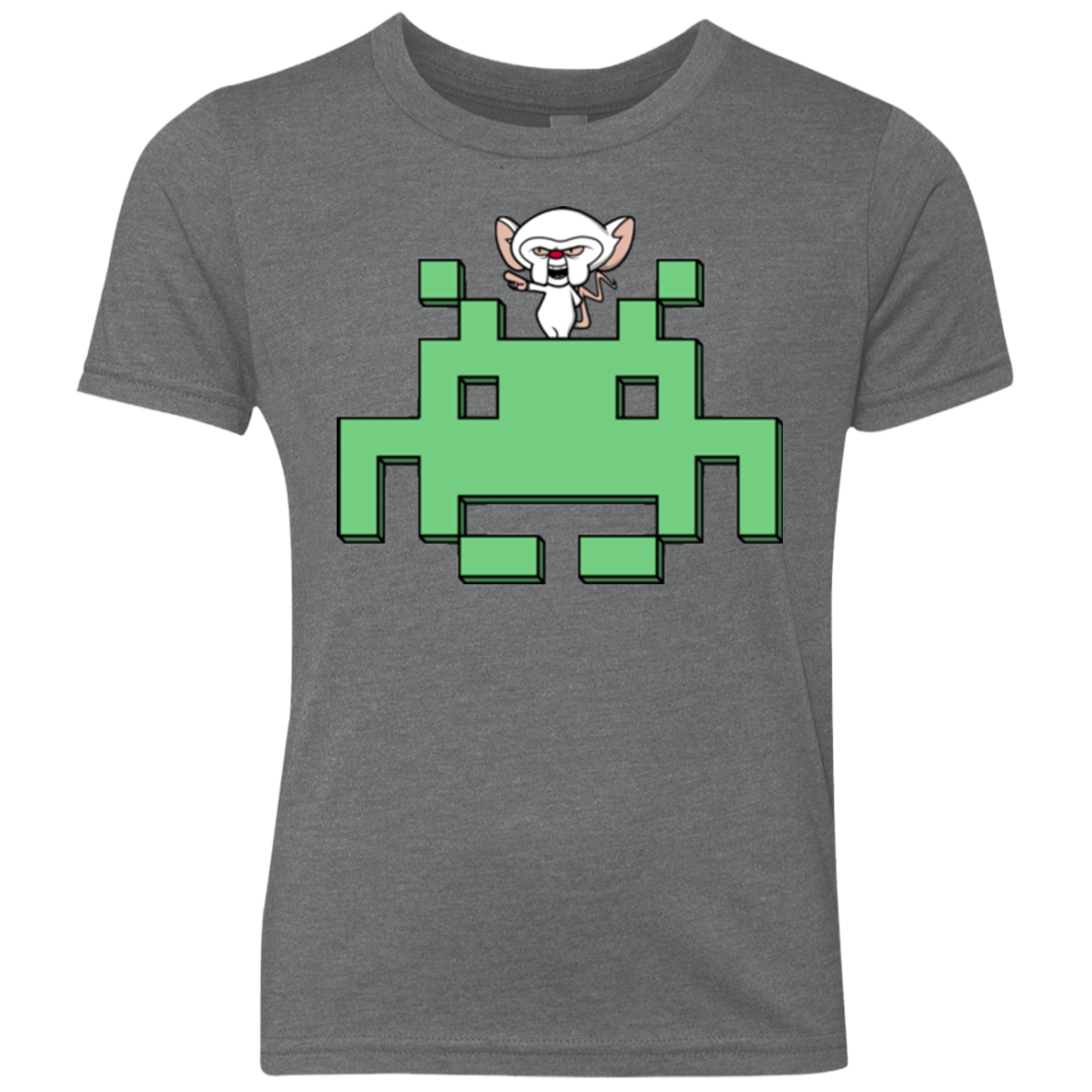 T-Shirts Premium Heather / YXS Invaderbrain Youth Triblend T-Shirt