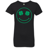 T-Shirts Black / YXS Irish Smiley Girls Premium T-Shirt