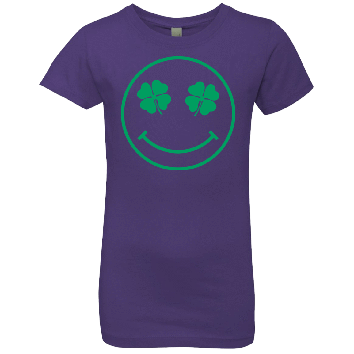 T-Shirts Purple Rush / YXS Irish Smiley Girls Premium T-Shirt