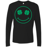 T-Shirts Black / Small Irish Smiley Men's Premium Long Sleeve