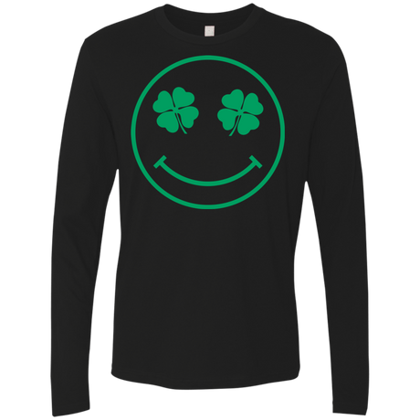 T-Shirts Black / Small Irish Smiley Men's Premium Long Sleeve