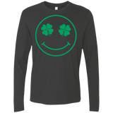 T-Shirts Heavy Metal / Small Irish Smiley Men's Premium Long Sleeve