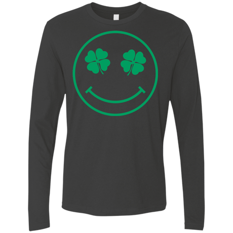T-Shirts Heavy Metal / Small Irish Smiley Men's Premium Long Sleeve