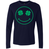 T-Shirts Midnight Navy / Small Irish Smiley Men's Premium Long Sleeve
