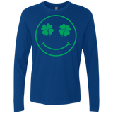 T-Shirts Royal / Small Irish Smiley Men's Premium Long Sleeve