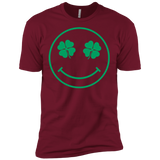 T-Shirts Cardinal / X-Small Irish Smiley Men's Premium T-Shirt