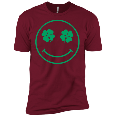 T-Shirts Cardinal / X-Small Irish Smiley Men's Premium T-Shirt