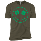 T-Shirts Military Green / X-Small Irish Smiley Men's Premium T-Shirt