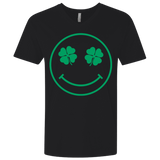 T-Shirts Black / X-Small Irish Smiley Men's Premium V-Neck