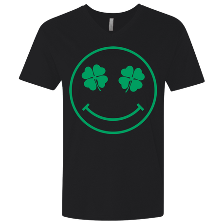 T-Shirts Black / X-Small Irish Smiley Men's Premium V-Neck