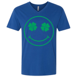 T-Shirts Royal / X-Small Irish Smiley Men's Premium V-Neck