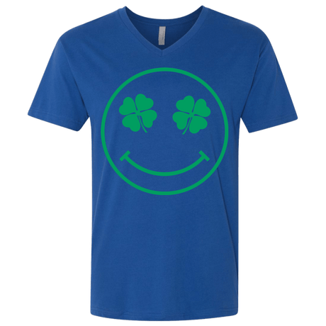 T-Shirts Royal / X-Small Irish Smiley Men's Premium V-Neck