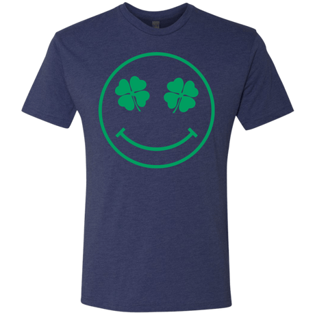 T-Shirts Vintage Navy / Small Irish Smiley Men's Triblend T-Shirt