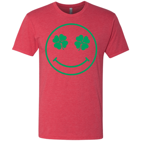 T-Shirts Vintage Red / Small Irish Smiley Men's Triblend T-Shirt