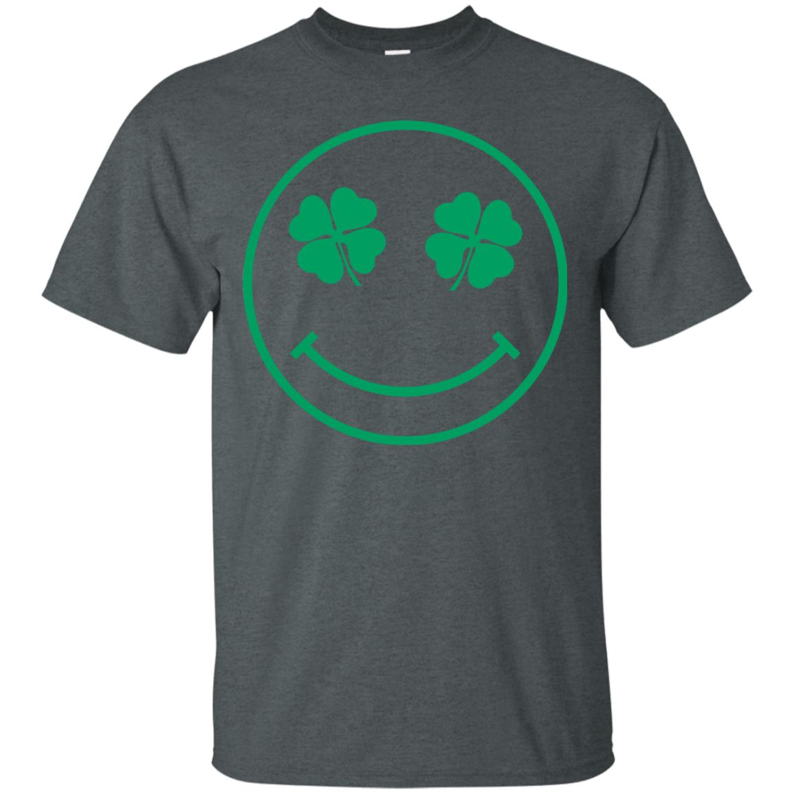 T-Shirts Dark Heather / Small Irish Smiley T-Shirt