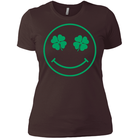 T-Shirts Dark Chocolate / X-Small Irish Smiley Women's Premium T-Shirt