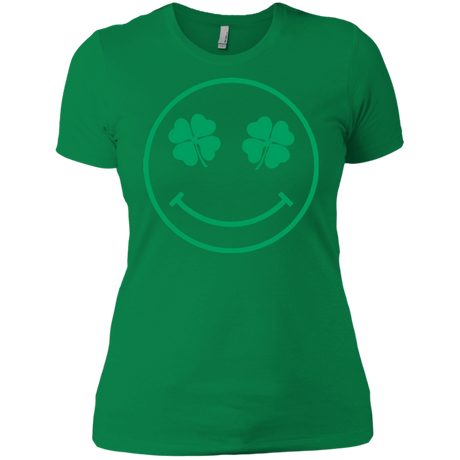 T-Shirts Kelly Green / X-Small Irish Smiley Women's Premium T-Shirt