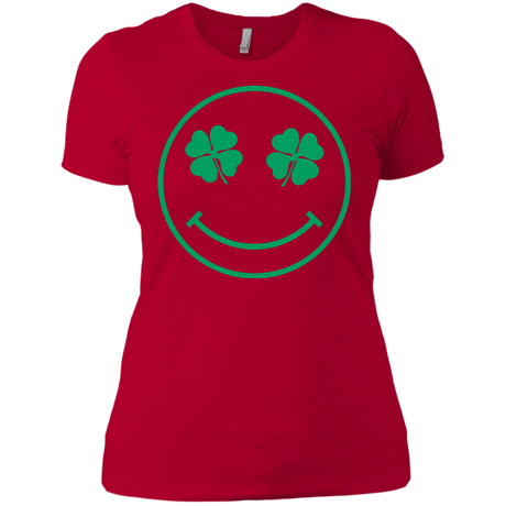 T-Shirts Red / X-Small Irish Smiley Women's Premium T-Shirt
