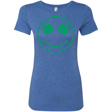T-Shirts Vintage Royal / Small Irish Smiley Women's Triblend T-Shirt