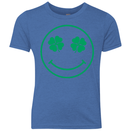 T-Shirts Vintage Royal / YXS Irish Smiley Youth Triblend T-Shirt