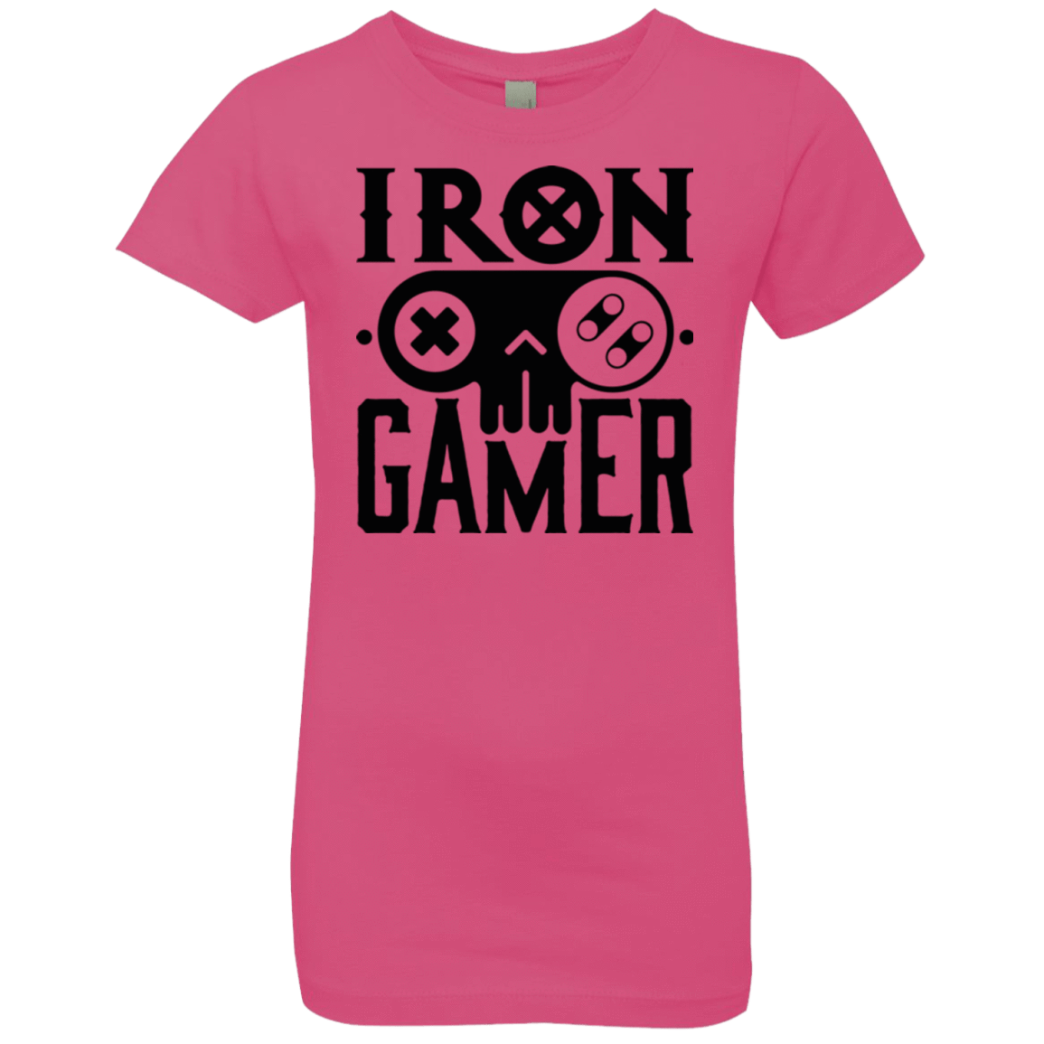 T-Shirts Hot Pink / YXS Iron Gamer Girls Premium T-Shirt